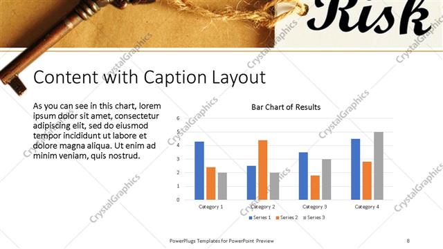 Content with Caption presentation slide layout