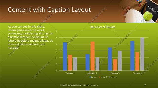 Content with Caption presentation slide layout