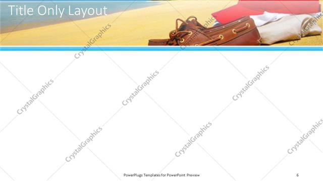 Title Only presentation slide layout