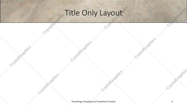 Title Only presentation slide layout
