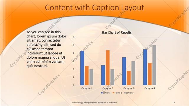 Content with Caption presentation slide layout
