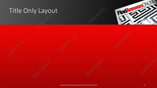 Title Only presentation slide layout