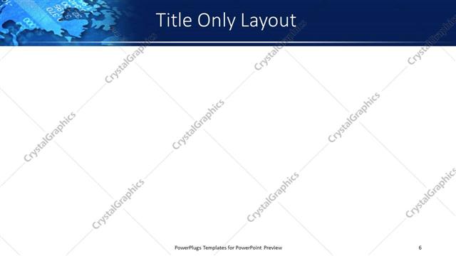 Title Only presentation slide layout