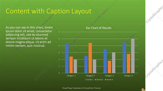 Content with Caption presentation slide layout