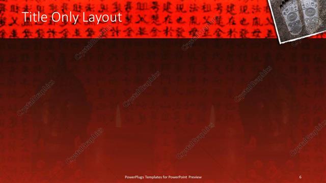 Title Only presentation slide layout