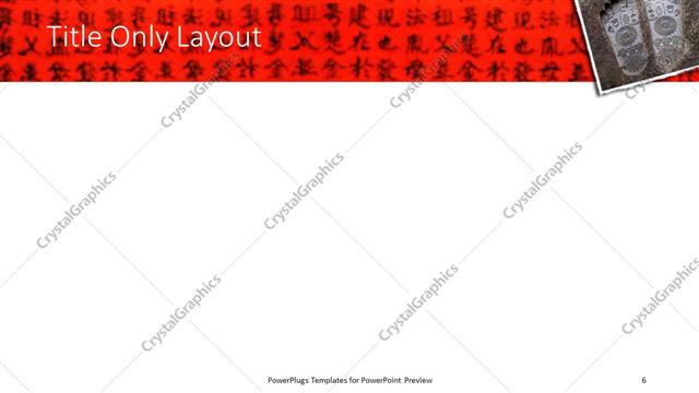 Title Only presentation slide layout