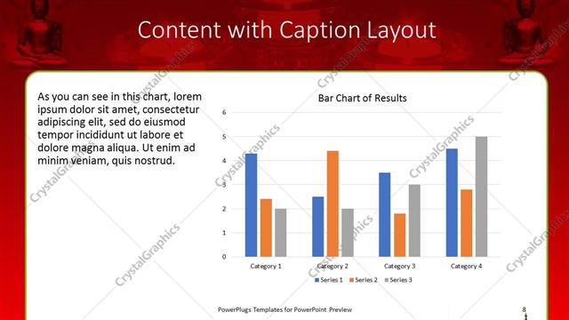 Content with Caption presentation slide layout