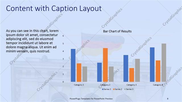 Content with Caption presentation slide layout