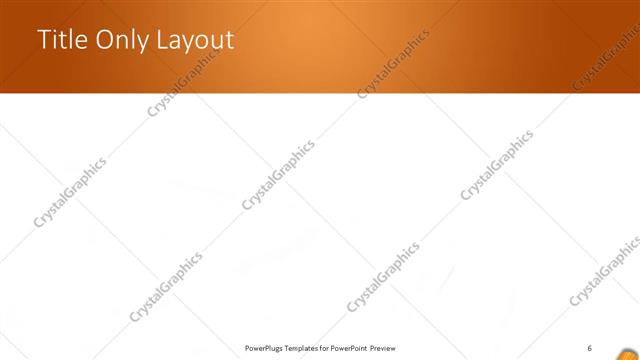 Title Only presentation slide layout