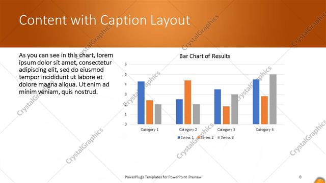 Content with Caption presentation slide layout