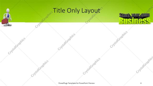 Title Only presentation slide layout