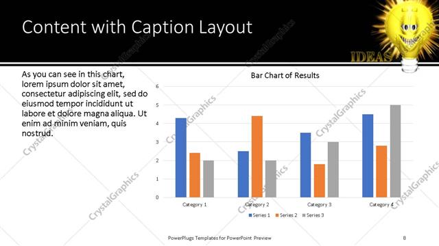 Content with Caption presentation slide layout