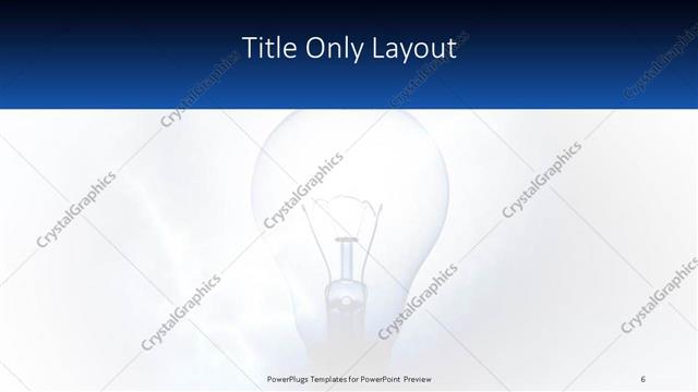 Title Only presentation slide layout
