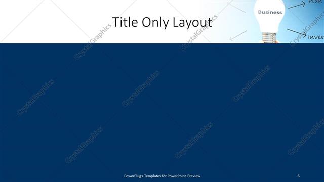 Title Only presentation slide layout