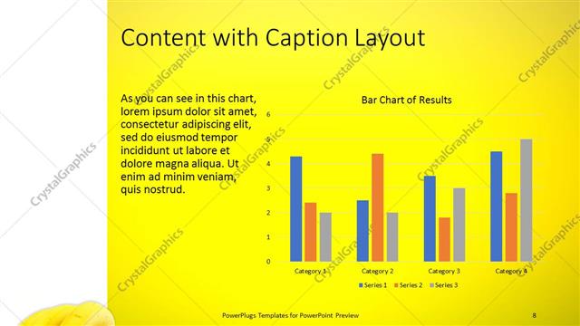 Content with Caption presentation slide layout