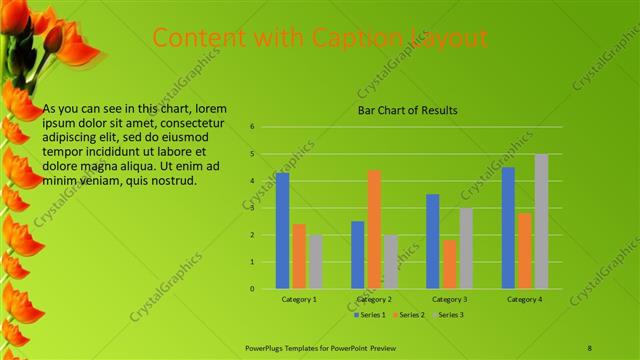Content with Caption presentation slide layout