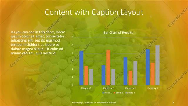 Content with Caption presentation slide layout