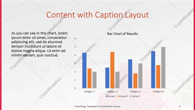 Content with Caption presentation slide layout