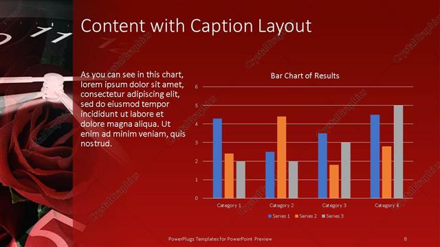 Content with Caption presentation slide layout