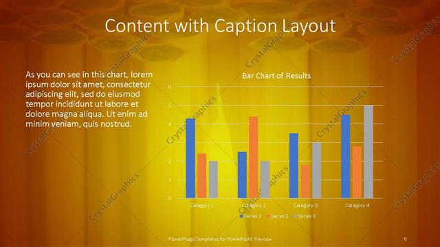 Content with Caption presentation slide layout