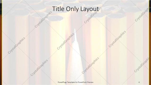 Title Only presentation slide layout