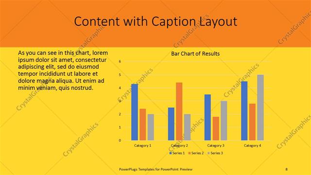Content with Caption presentation slide layout