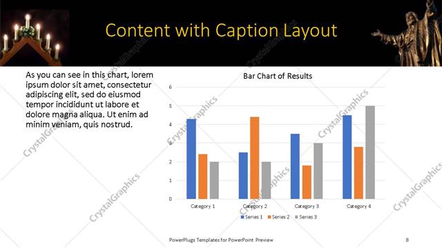 Content with Caption presentation slide layout