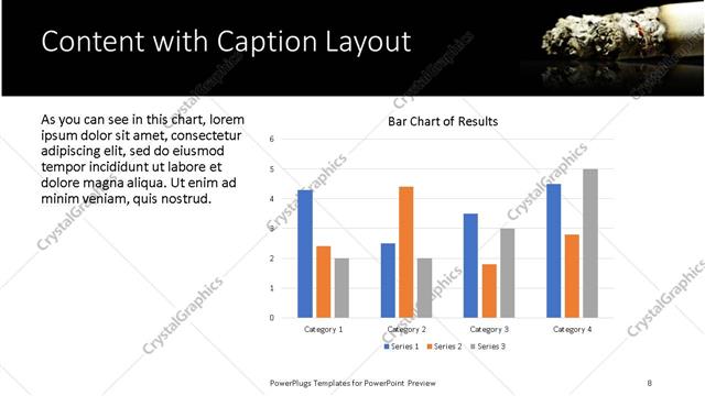 Content with Caption presentation slide layout