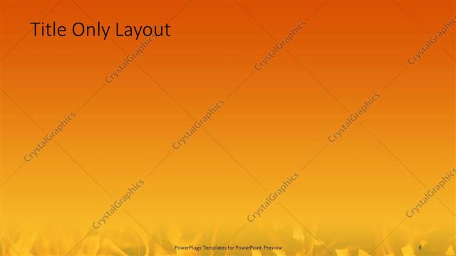 Title Only presentation slide layout