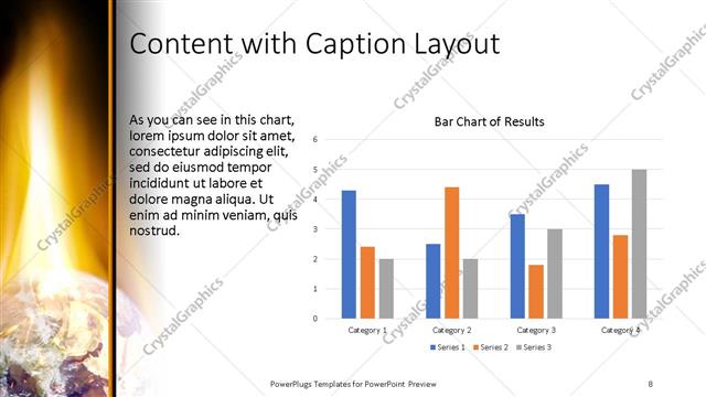 Content with Caption presentation slide layout