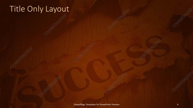 Title Only presentation slide layout