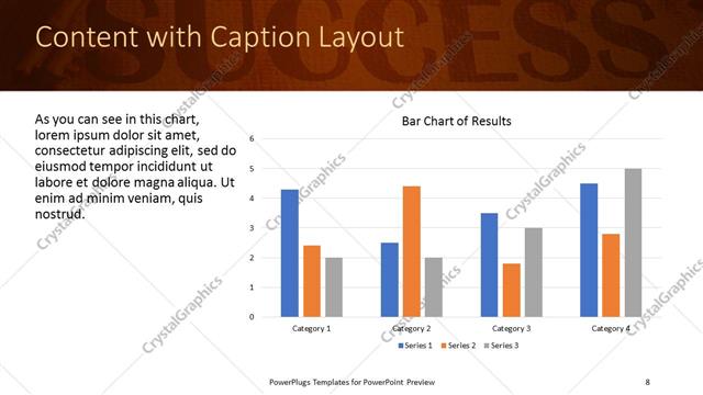 Content with Caption presentation slide layout