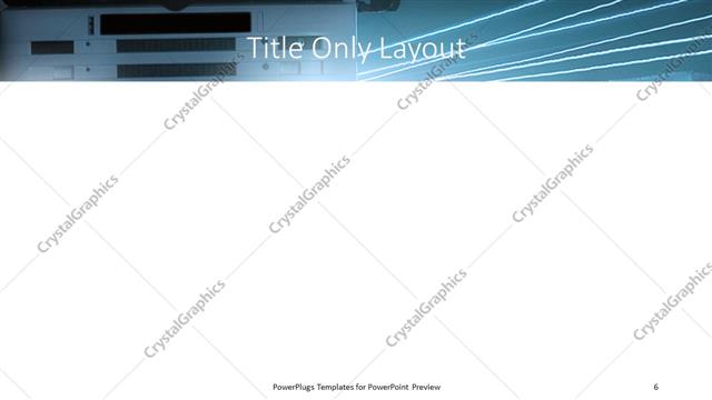 Title Only presentation slide layout