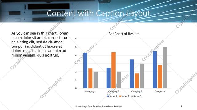 Content with Caption presentation slide layout