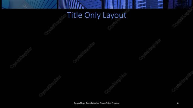 Title Only presentation slide layout