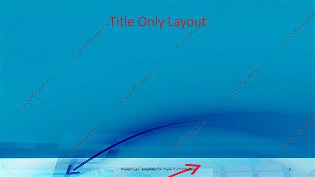Title Only presentation slide layout