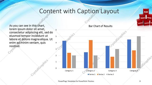 Content with Caption presentation slide layout
