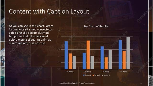 Content with Caption presentation slide layout