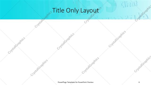 Title Only presentation slide layout
