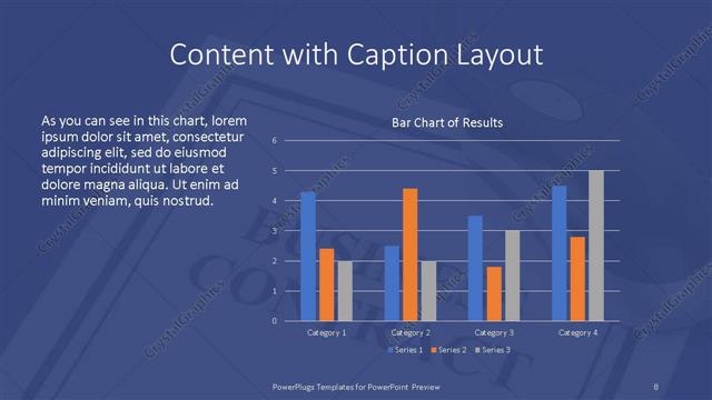 Content with Caption presentation slide layout