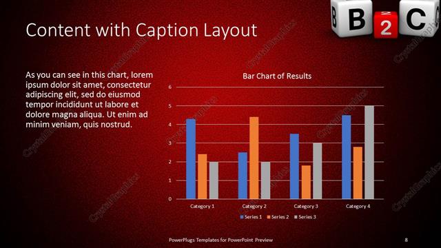 Content with Caption presentation slide layout