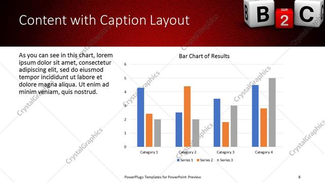 Content with Caption presentation slide layout