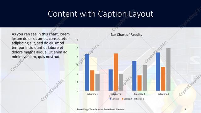 Content with Caption presentation slide layout