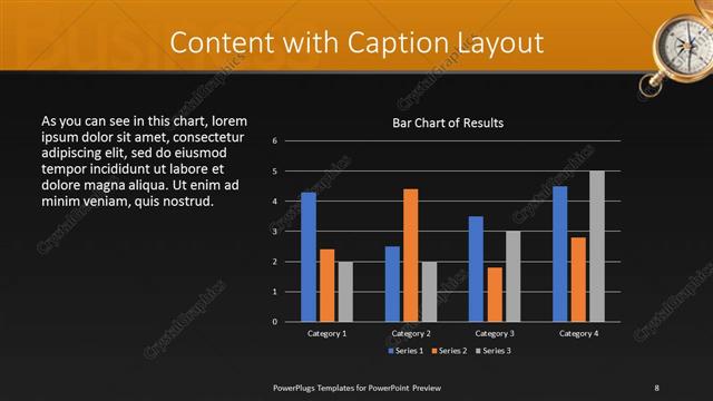 Content with Caption presentation slide layout