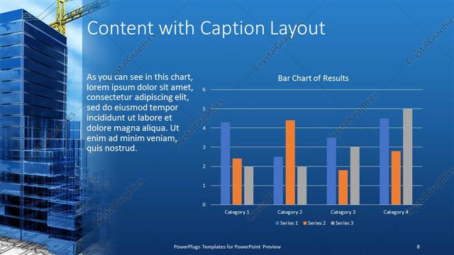 Content with Caption presentation slide layout