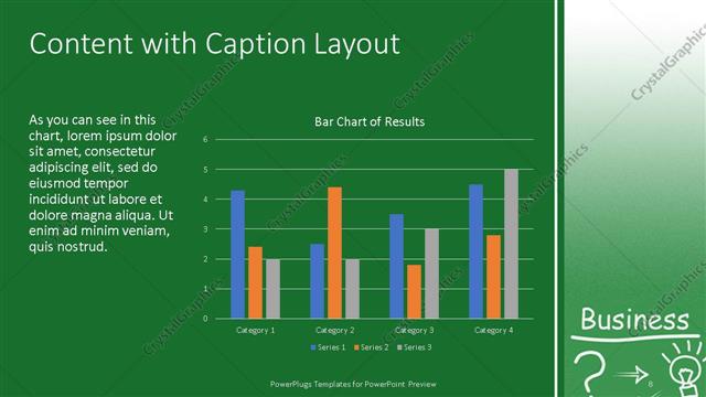 Content with Caption presentation slide layout
