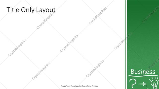 Title Only presentation slide layout