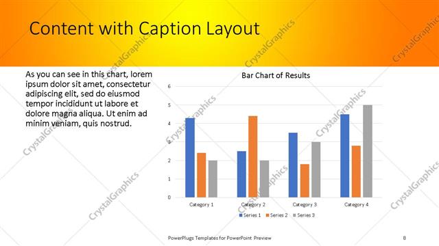 Content with Caption presentation slide layout