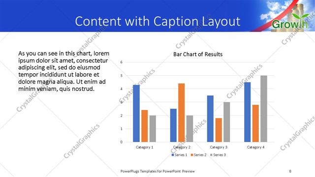 Content with Caption presentation slide layout