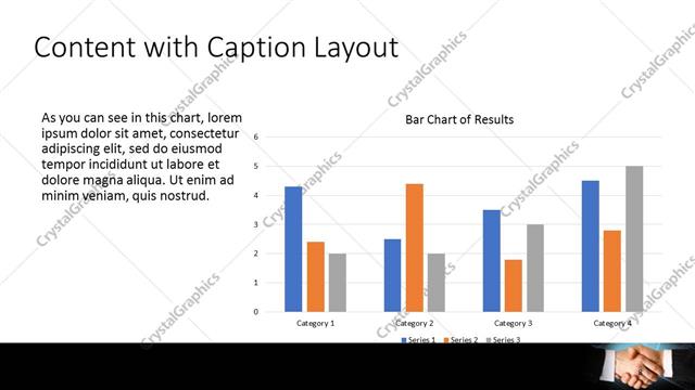 Content with Caption presentation slide layout